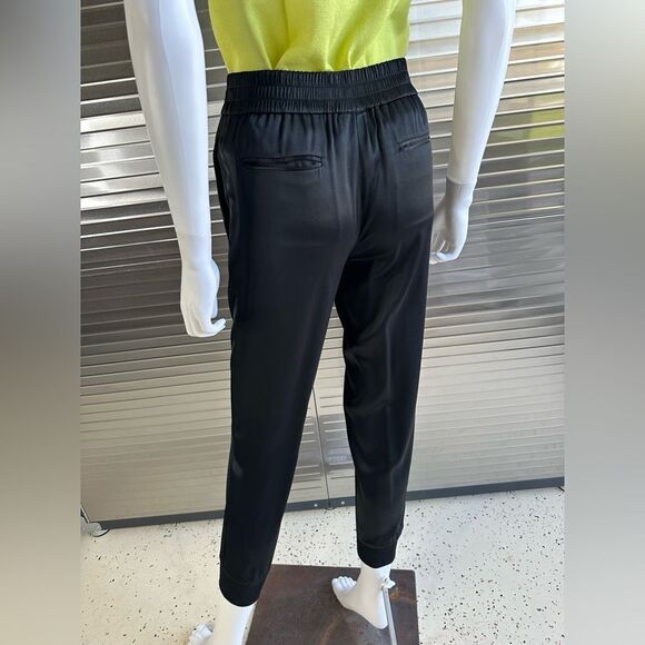 DKNY Black Satin Pull On Joggers XS Petite - Picture 6 of 10
